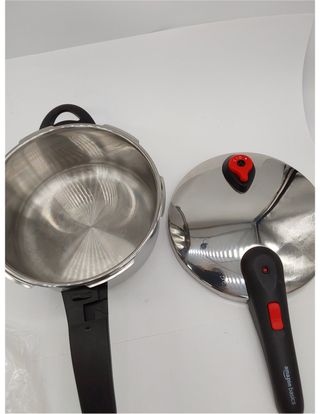 Amazon Basics Olla A Presión de Acero Inoxidable,