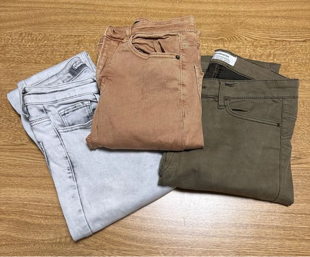 Lote 3 Pantalones Stradivarius