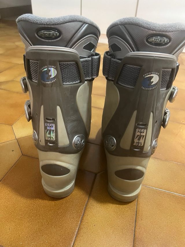 Botas de nieve Tecnica beige/plata