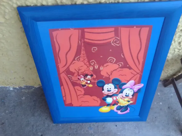 Cuadro decorativo Mickey y Minnie