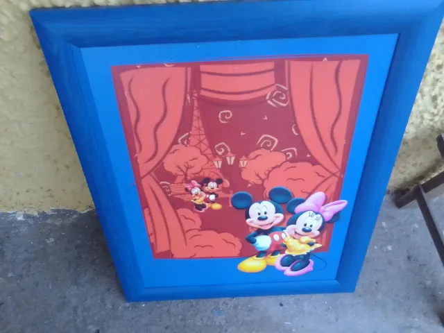 Cuadro decorativo Mickey y Minnie