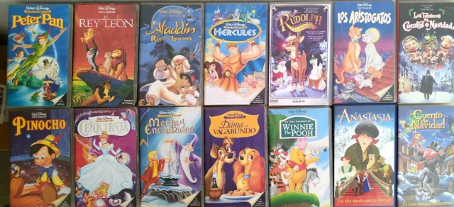 Pack 4 Películas Disney VHS Clásicos