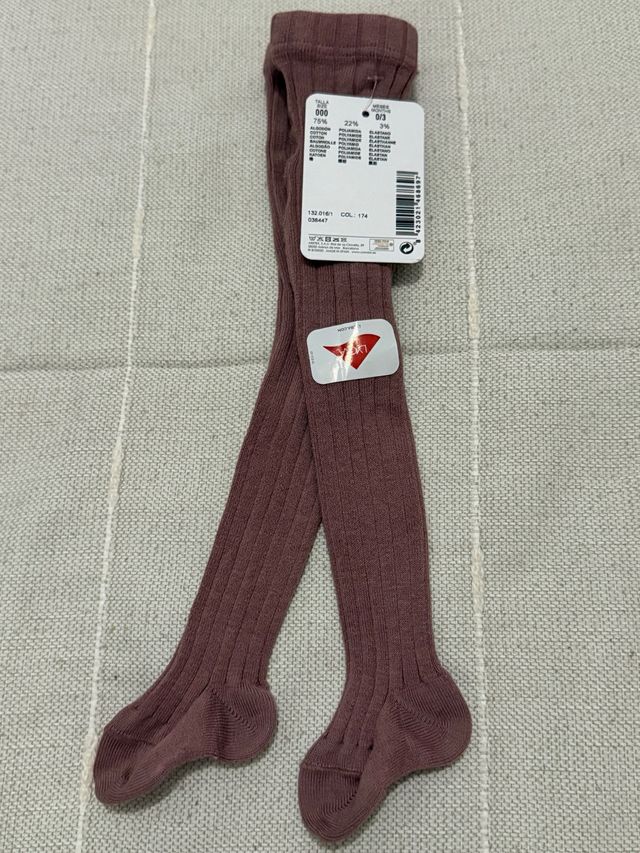 Leotardo Cóndor canalé Talla 000 (0/3 meses)