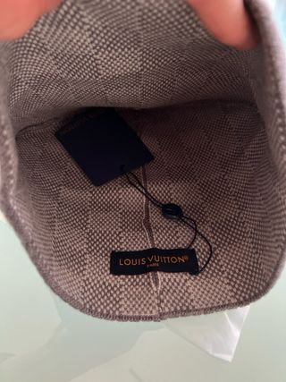 Gorro Louis Vuitton Damier Gris y Marrón