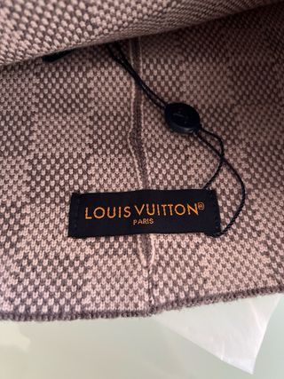 Gorro Louis Vuitton Damier Gris y Marrón