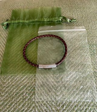 Pulsera Viceroy trenzada cuero marrón y cierre