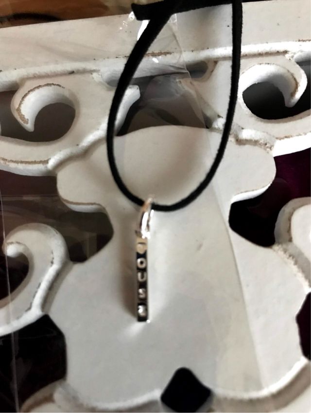 Colgante Tous Plata 925 Suede Negro