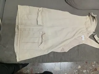 Mono falda beige talla S
