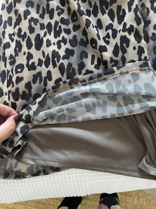 Falda Pull&Bear Animal Print Talla XS