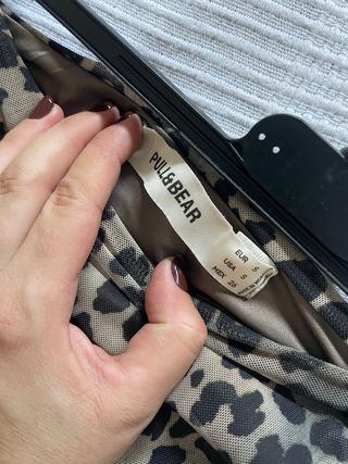 Falda Pull&Bear Animal Print Talla XS