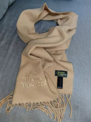 Sciarpa Vivienne Westwood 100% Lana Beige