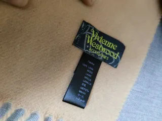 Sciarpa Vivienne Westwood 100% Lana Beige