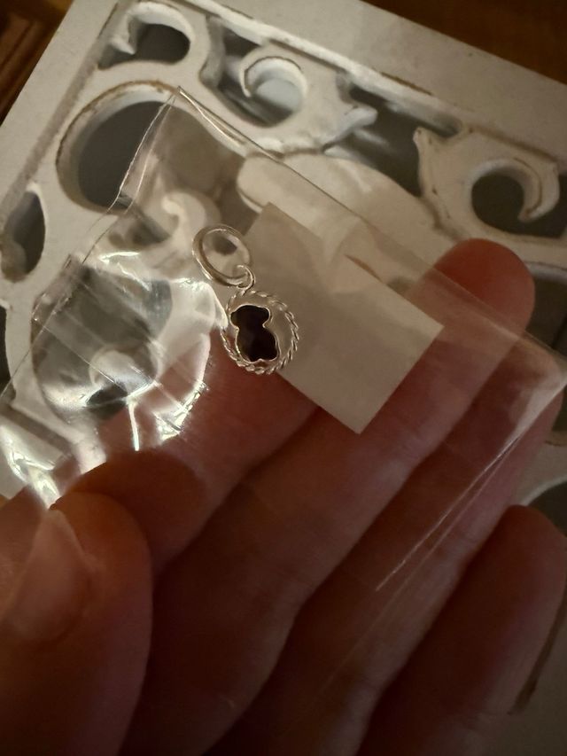 Colgante Tous Plata Negro