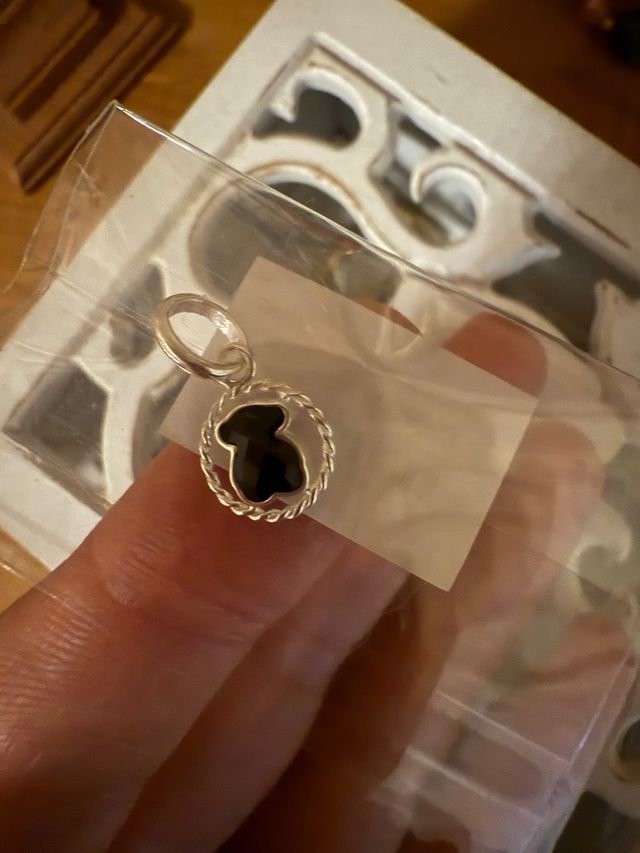 Colgante Tous Plata Negro