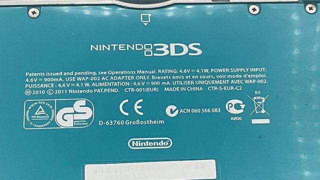 Alimentatore Nintendo 3DS/DSi/2DS XL NEW