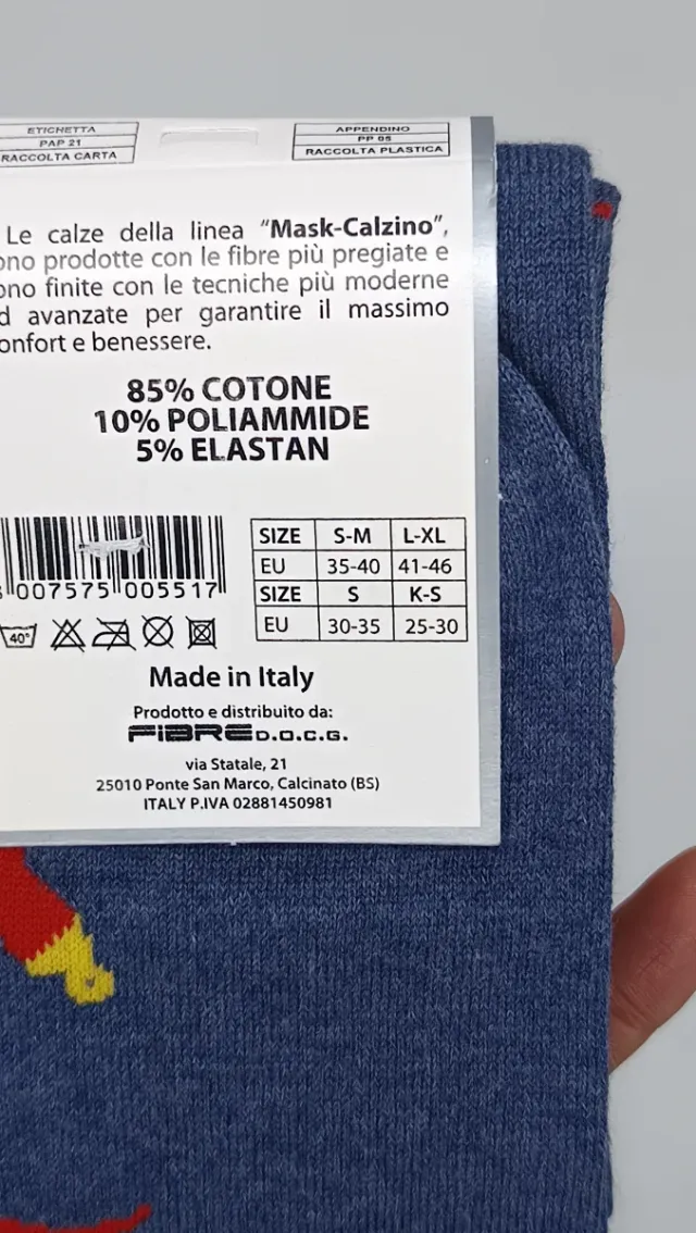 Set 3 paia calze uomo Mask-Calzino