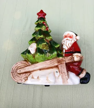 Decorazione natalizia luminosa Babbo Natale