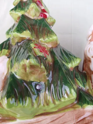 Decorazione natalizia luminosa Babbo Natale