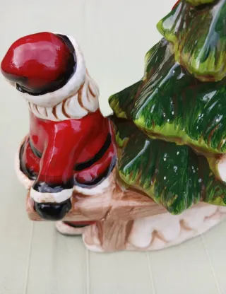 Decorazione natalizia luminosa Babbo Natale