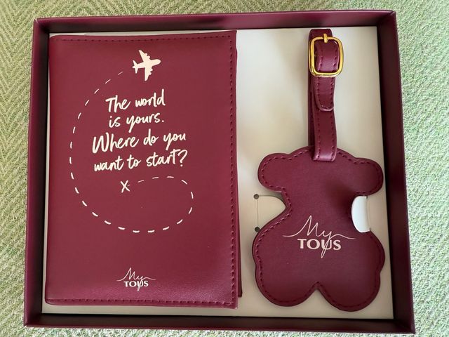 Set de viaje Tous pasaporte y etiqueta