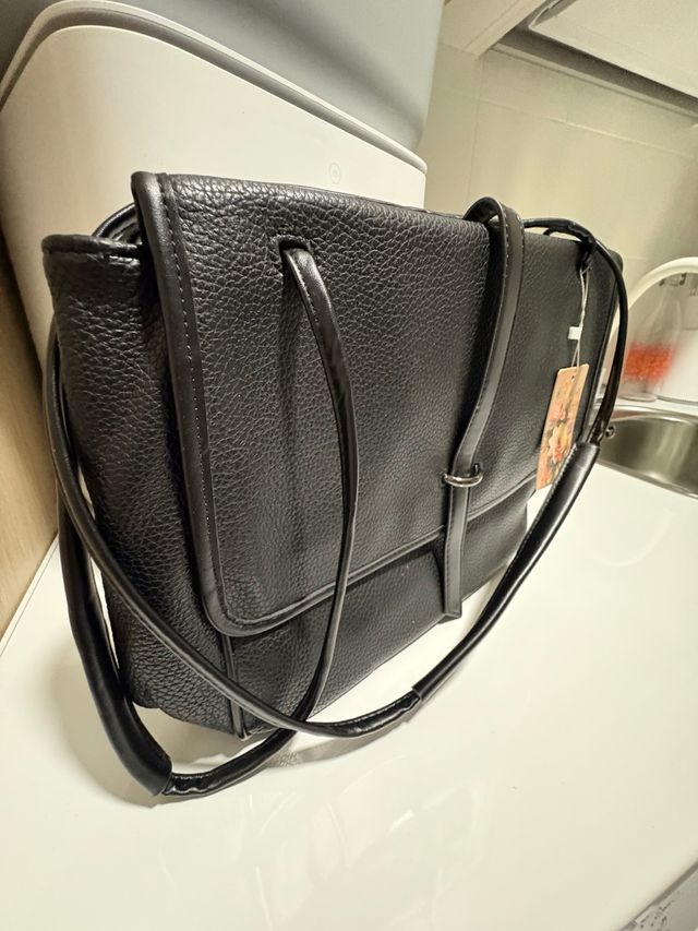 Bolso Negro Elegante Bandolera/Hombro