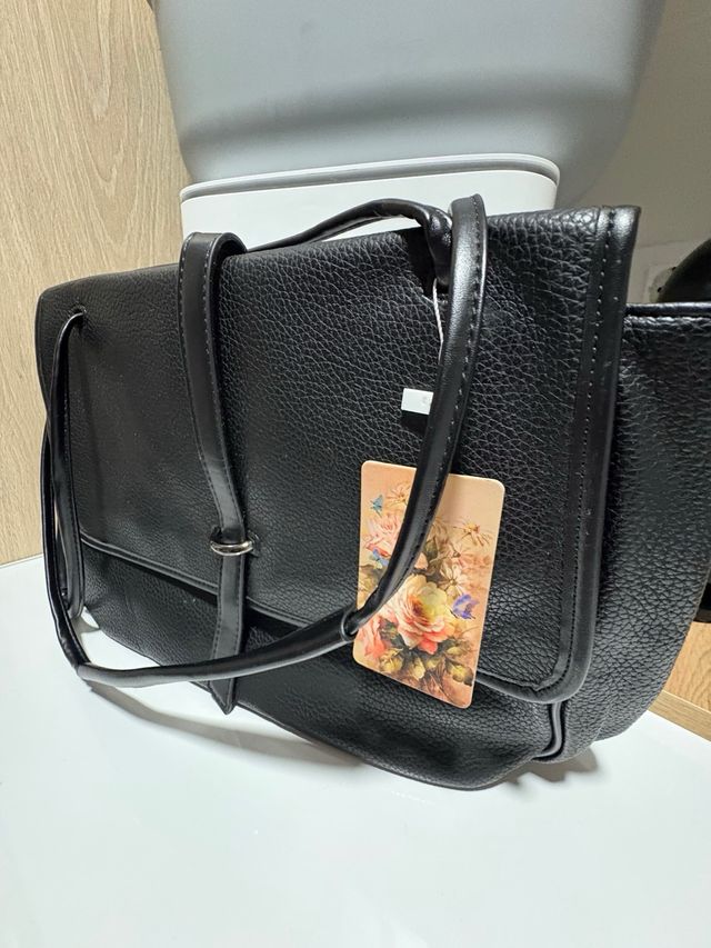 Bolso Negro Elegante Bandolera/Hombro