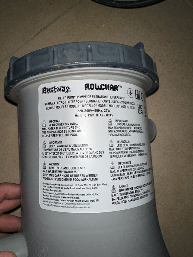 Pompa filtro Bestway per piscina