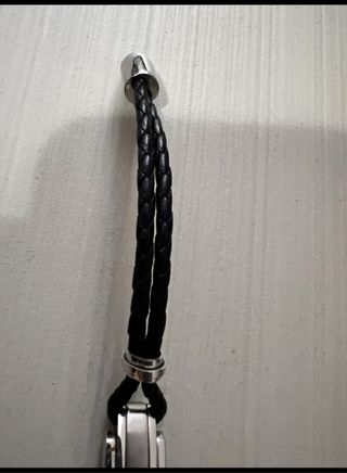 Pulsera Viceroy Trenzada Negra y Plata