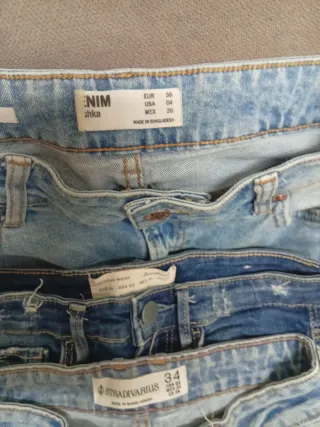 Lote 4 Vaqueros Pantalones