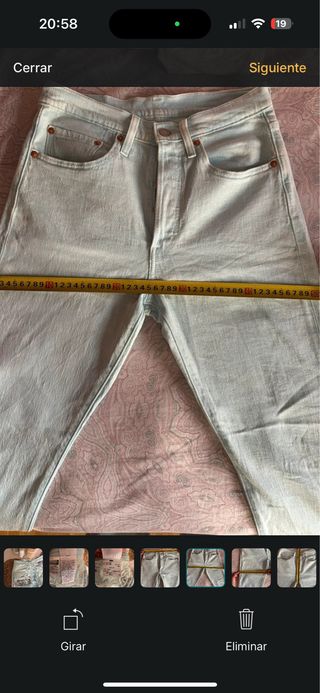 Pantalón Levi's Talla 36 Azul Claro