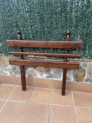 Cabecero cama madera maciza