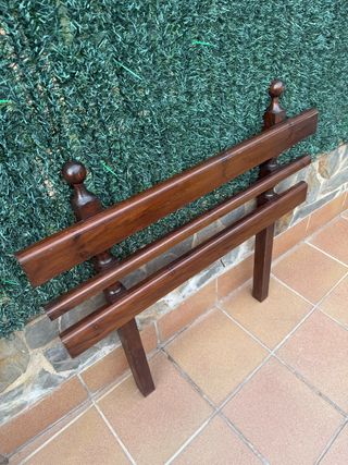Cabecero cama madera maciza