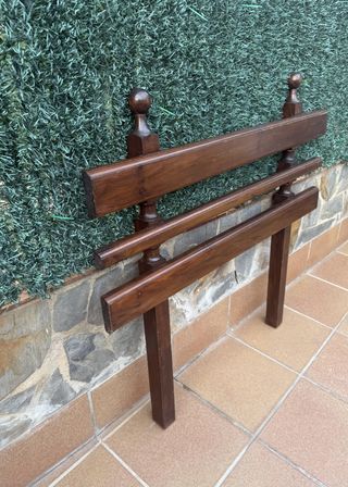 Cabecero cama madera maciza