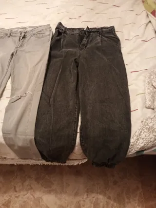 Lote 2 pantalones vaqueros