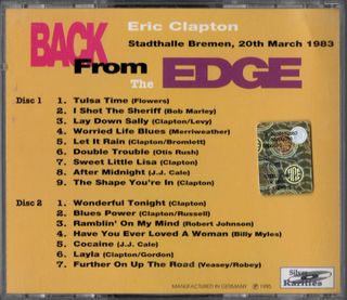 Eric Clapton From The Edge 2 CD Live