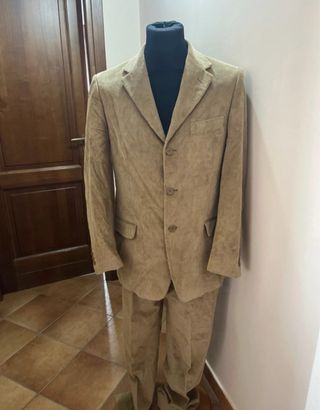 Completo Duca Visconti velluto beige