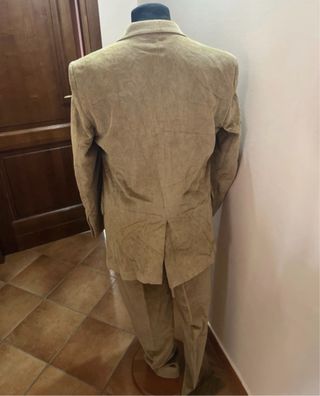 Completo Duca Visconti velluto beige