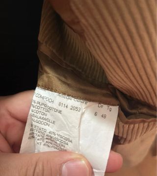 Completo Duca Visconti velluto beige