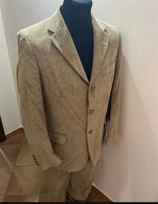 Completo Duca Visconti velluto beige