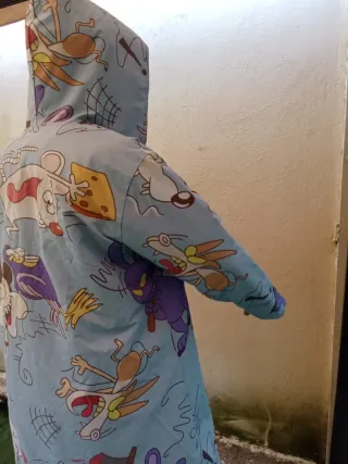 Giacca a vento anni '90 multicolor