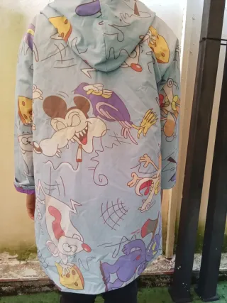 Giacca a vento anni '90 multicolor