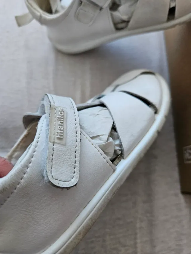 Sandalias Respetuosas Titanitos Blancas T.26