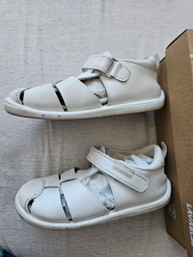 Sandalias Respetuosas Titanitos Blancas T.26