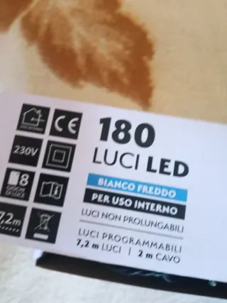 Luci Natale Albero Ottime Condizioni