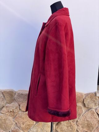 Abrigo Punto Roma Rojo