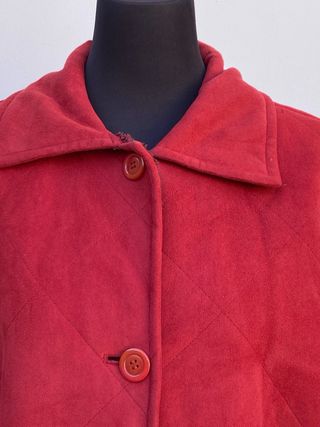 Abrigo Punto Roma Rojo