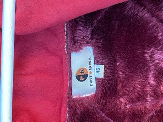 Abrigo Punto Roma Rojo