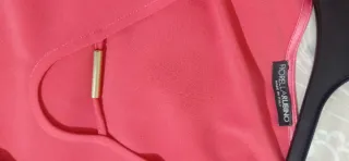 Abito Fiorella Rubino salmone corallo