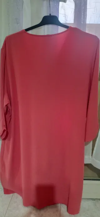 Abito Fiorella Rubino salmone corallo