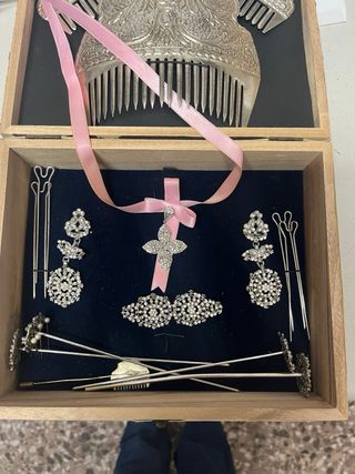 Aderezo de fallera plata